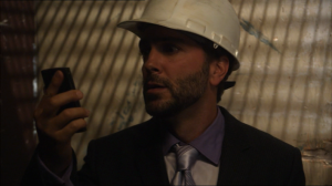 Scott as Andrew Grant, Leverage. Screencap: Begok